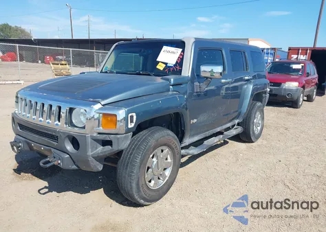 2007 Hummer H3 Suv z USA, uszkodzony, nr VIN 5GTDN13E178159744
